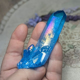 Niobium Aqua Aura Quartz~CRNAAQ07