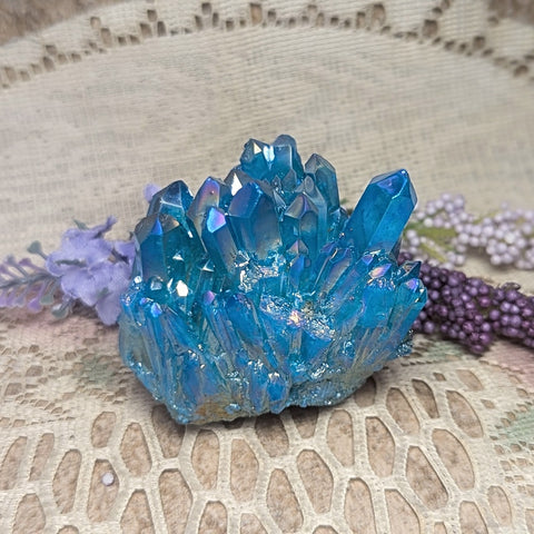 Niobium Aqua Aura Quartz~CRNAAQ08
