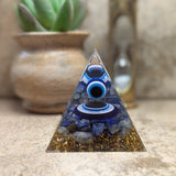 Orgonite Evil Eye Pyramid-CRORGEVE