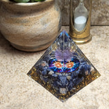 Orgonite Starburst Pyramid-CRORGSTB