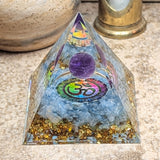 Orgonite Eternal OM Pyramid-CRORGEOM
