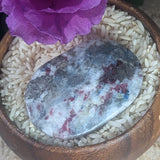 Indicolite & Rubellite Palm Stone~CRINRB01