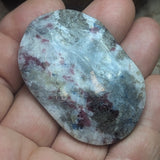 Indicolite & Rubellite Palm Stone~CRINRB01