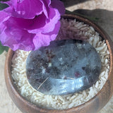 Indicolite & Rubellite Palm Stone~CRINRB03