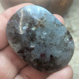 Indicolite & Rubellite Palm Stone~CRINRB03