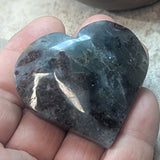 Indicolite & Rubellite Heart~CRINRB06