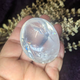 Metamorphosis Quartz Palm Stone~CRMQPS03