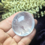 Metamorphosis Quartz Palm Stone~CRMQPS04