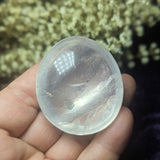 Metamorphosis Quartz Palm Stone~CRMQPS04