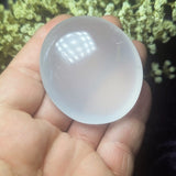Metamorphosis Quartz Palm Stone~CRMQPS06