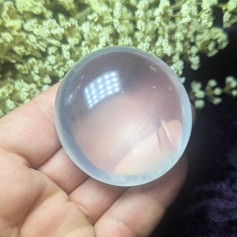 Metamorphosis Quartz Palm Stone~CRMQPS07