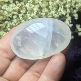 Metamorphosis Quartz Palm Stone~CRMQPS23