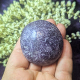 Lepidolite Palm Stone~CRLEPP02