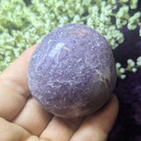 Lepidolite Palm Stone~CRLEPP07