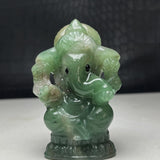 Jade Ganesha Carving~CRJADGAN