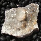 Calcite Crystals on Quartz