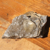 Calcite Crystals on Quartz