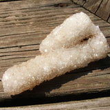 Quartz on Chalcedony Stalactites- CRSQIN05