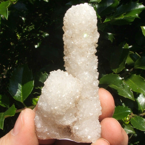 Quartz on Chalcedony Stalactites- CRSQIN05