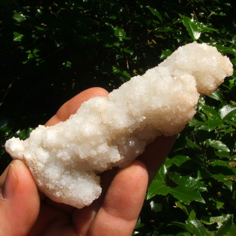 Quartz on Chalcedony Stalactites- CRSQIN16