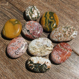 Ocean Jasper Palm Stone~ Madagascar CROCJAPS