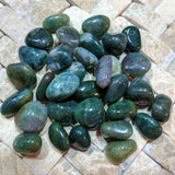 Tumbled Moss Agate~TUMAGMS