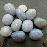 Tumbled Blue Calcite~TUMBLCL