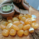 Tumbled Yellow Calcite~TUMYWCL