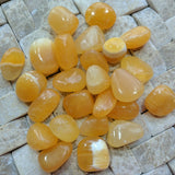 Tumbled Yellow Calcite~TUMYWCL