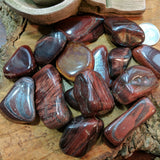 Tumbled Tiger Eye Red~TUMTERD