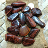 Tumbled Tiger Eye Red~TUMTERD