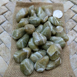 Tumbled Prasiolite (Green Amethyst)~TUMPRAS