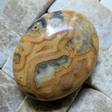 Lace Agate Palm Stones~CRMCLAPS