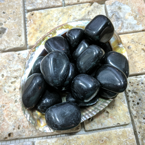 Tumbled Black Onyx~TULBKON