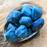 Tumbled Azurite~TUMAZURI