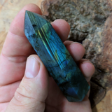 Vogel-style Labradorite Wand CRMLVSW1