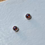 Almandine Garnet Post Earrings~JGAREAR2