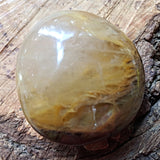 Golden Healer Quartz Palm Stone~CRGHQP04