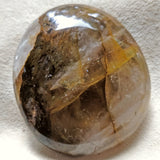 Golden Healer Quartz Palm Stone~CRGHQP15