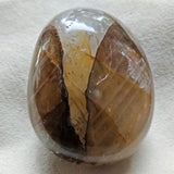 Golden Healer Quartz Palm Stone~CRGHQP16