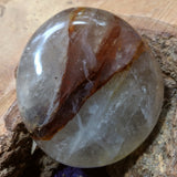 Golden Healer Quartz Palm Stone~CRGHQP19