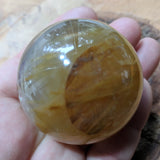 Golden Healer Quartz Sphere~CRGHQS06