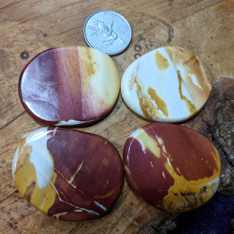 Mookaite Worry Stones~CRMOOKWS