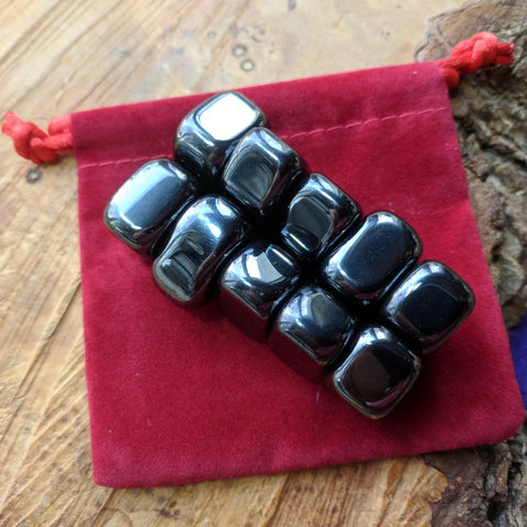 Ten Magnetic Hematite Tumbled~TUMMHEMA