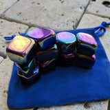 Ten Rainbow Magnetic Hematite Tumbled~TUMMRHEM