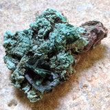 Primary Malachite on Chrysocolla~CRPMACCH