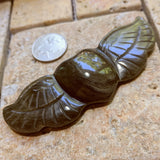 Gold Sheen Obsidian "Angelheart" Carving- CRGSOAH2