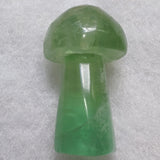 Fluorite Carved Mushroom~ CRFLMR01