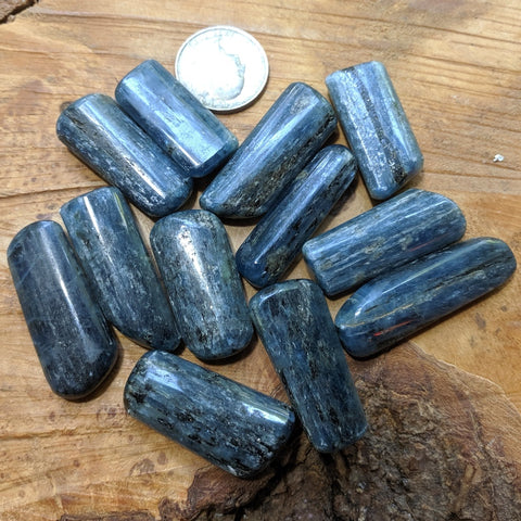 Blue Kyanite Polished Wand~TUMBKYAN