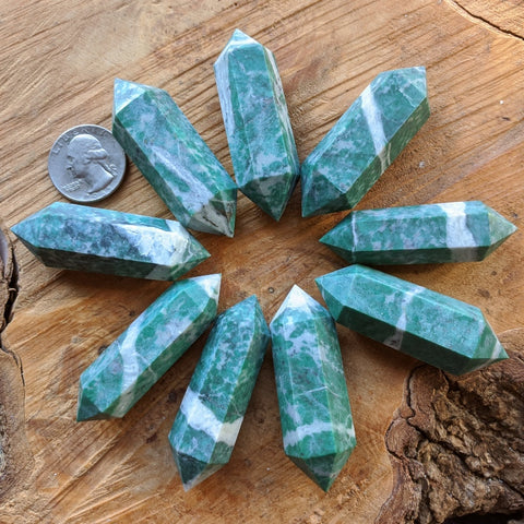 Green Sardonyx Double Terminated Wand~ CRGSARDW